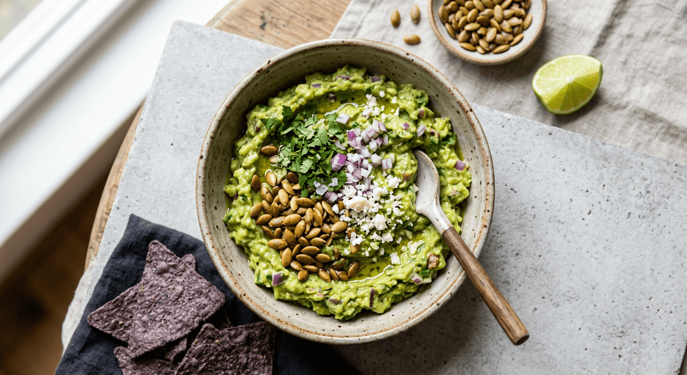 Oaxacan Toasted Pepita Guacamole