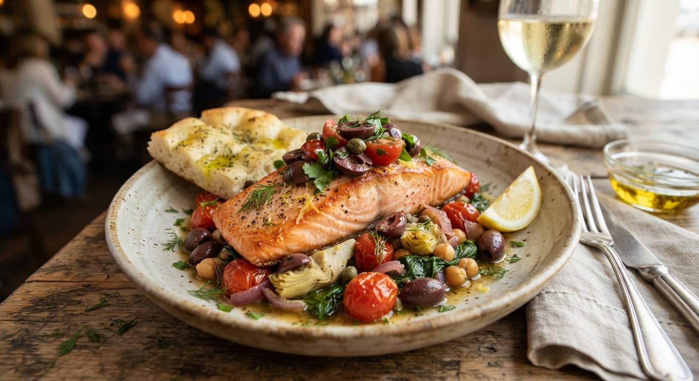 One-Pan Mediterranean Salmon with Olives and Citrus