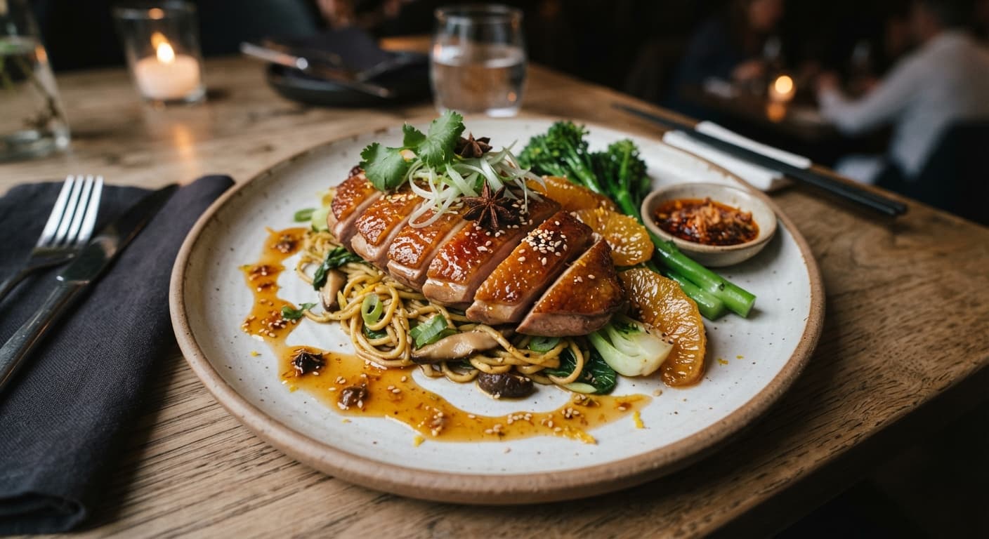 Orange‑Glazed Duck à l'Orange (Asian Twist)