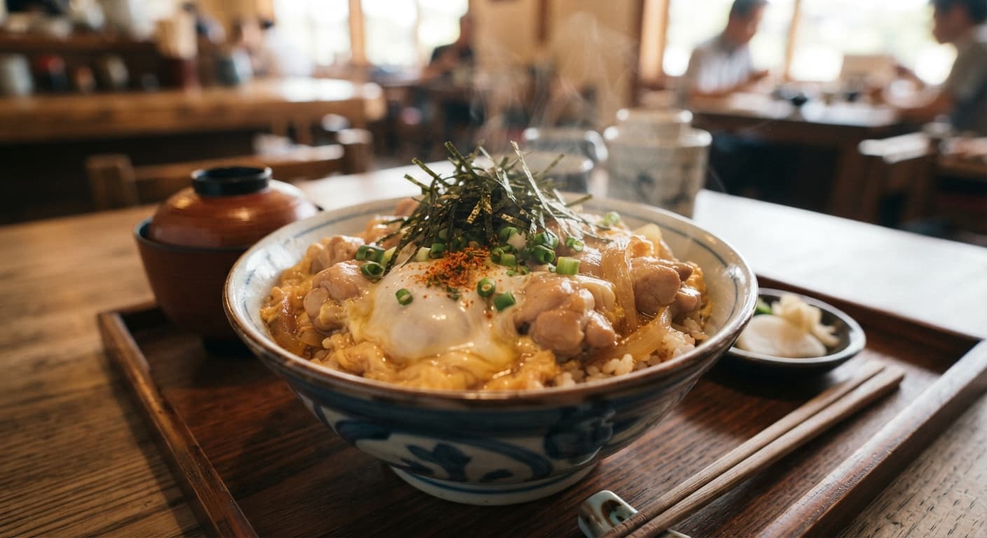 Oyakodon-Style Egg and Rice Bowl