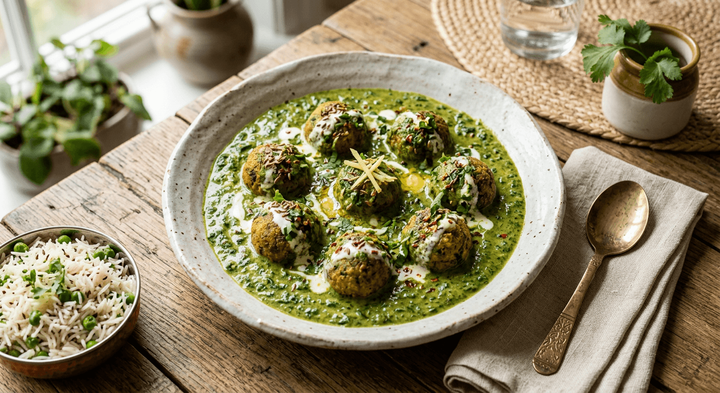 Palak Paneer Kofta