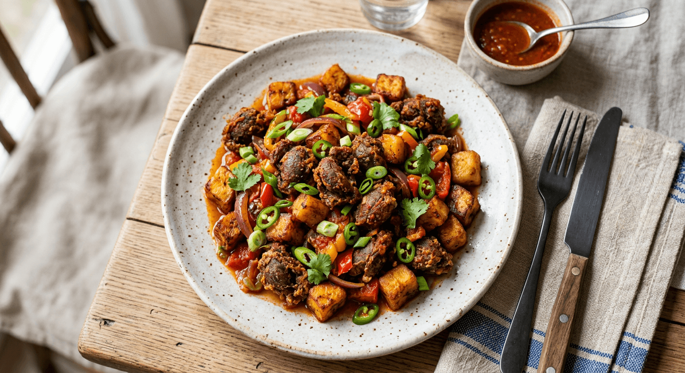 Party Style Fried Gizzard And Dodo