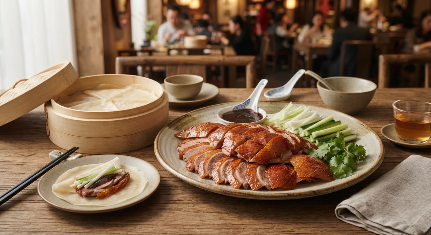 Peking Duck with Homemade Pancakes
