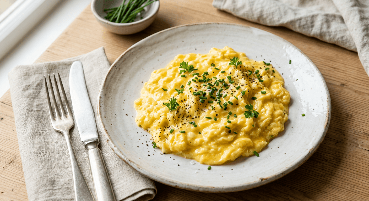 Perfect French Style Omelet Scramble