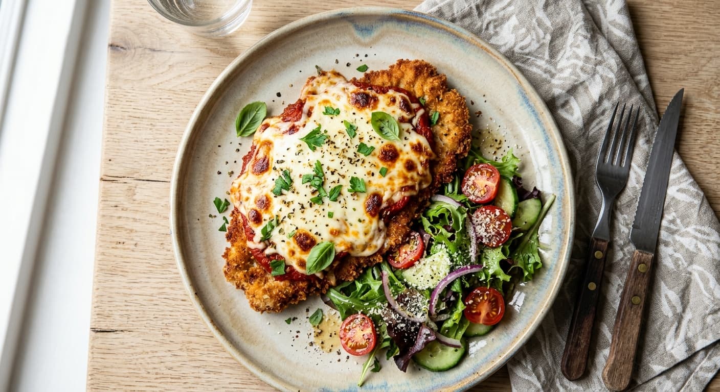 Pork Schnitzel Parmigiana