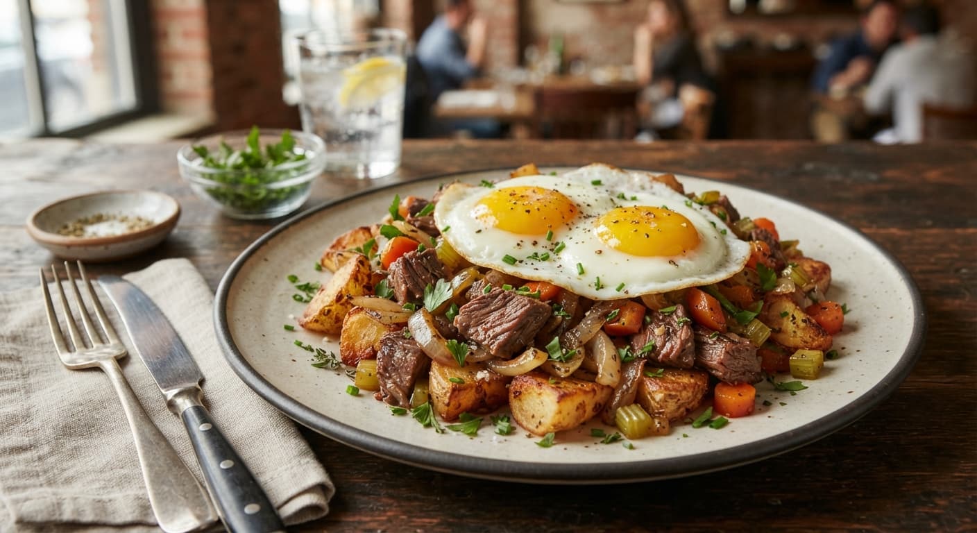 Pot Roast Seasoning Beef and Potato Hash