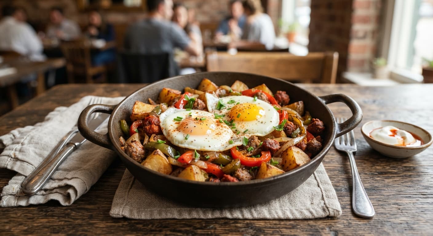 Potato and Bell Pepper Breakfast Skillet