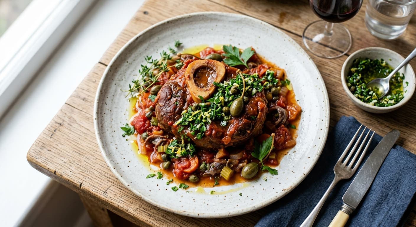 Provencal Osso Buco with Capers and Anchovies