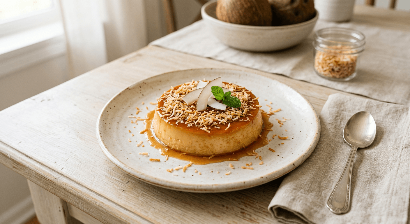 Pudim De Coco Brazilian Coconut Pudding