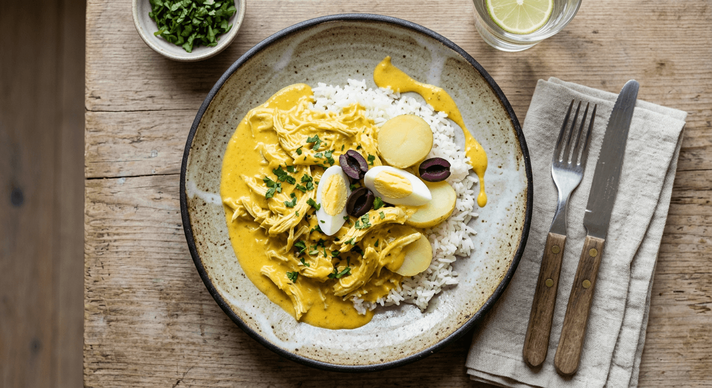 Quick Ají de Gallina With Rotisserie Chicken