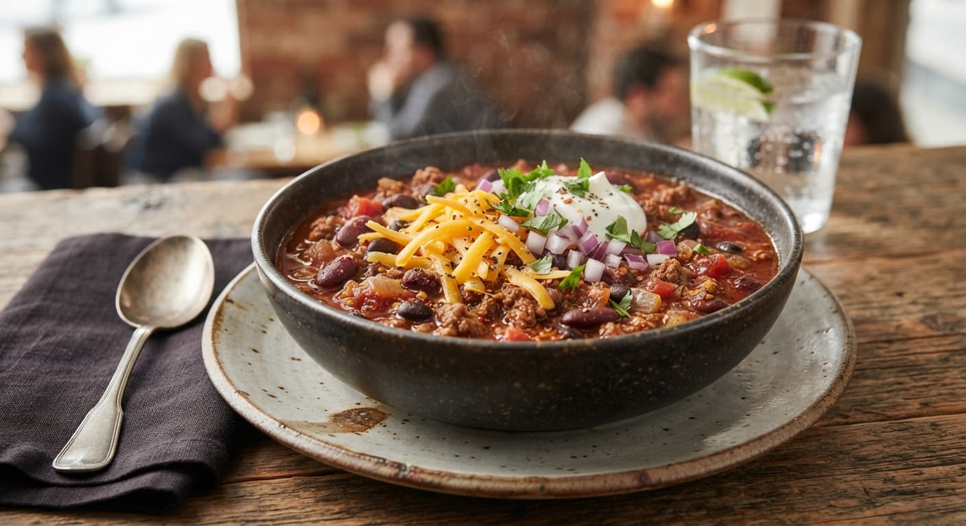 Quick Beef & Bean Chili