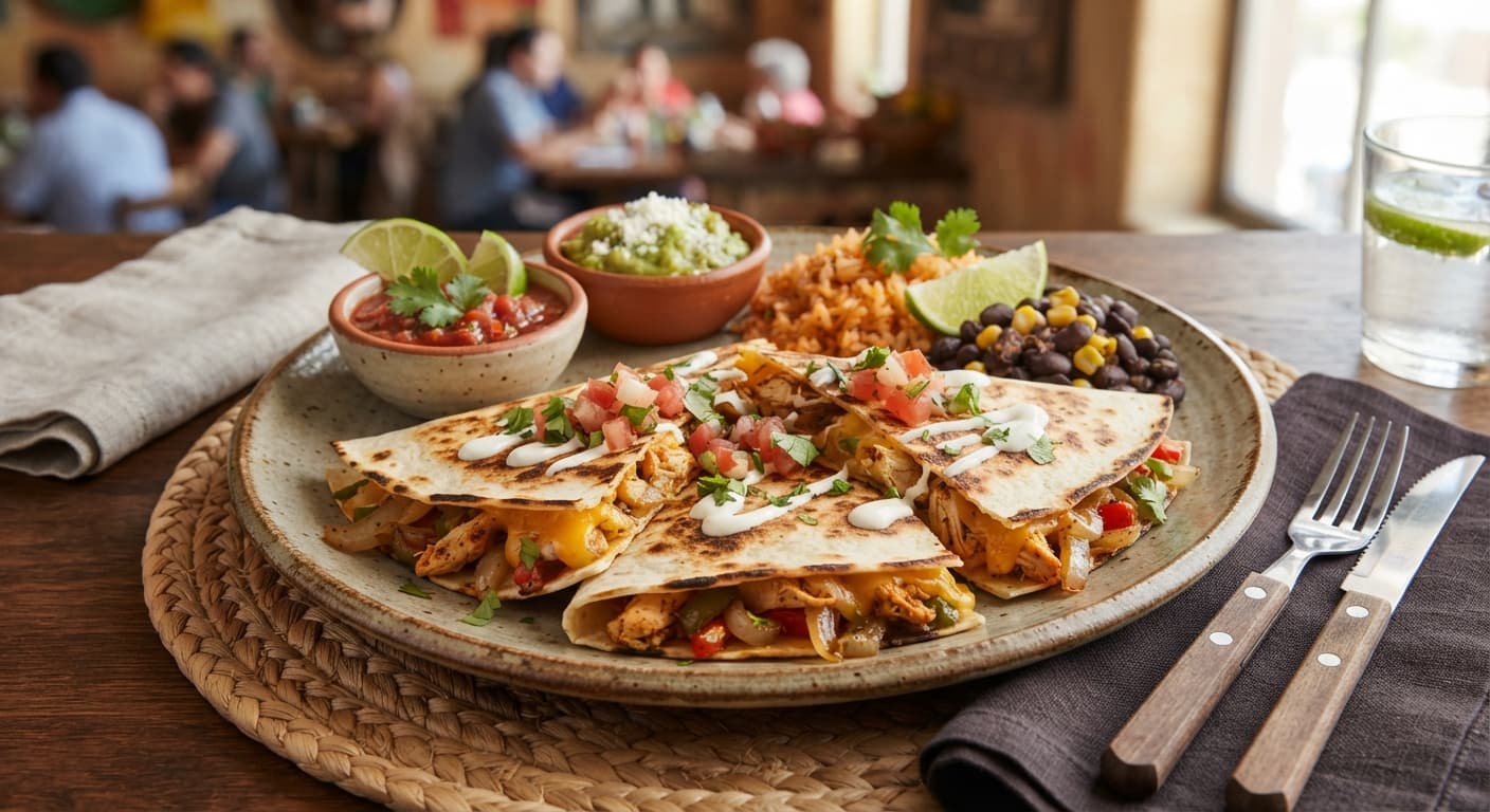 Quick Chicken Quesadillas