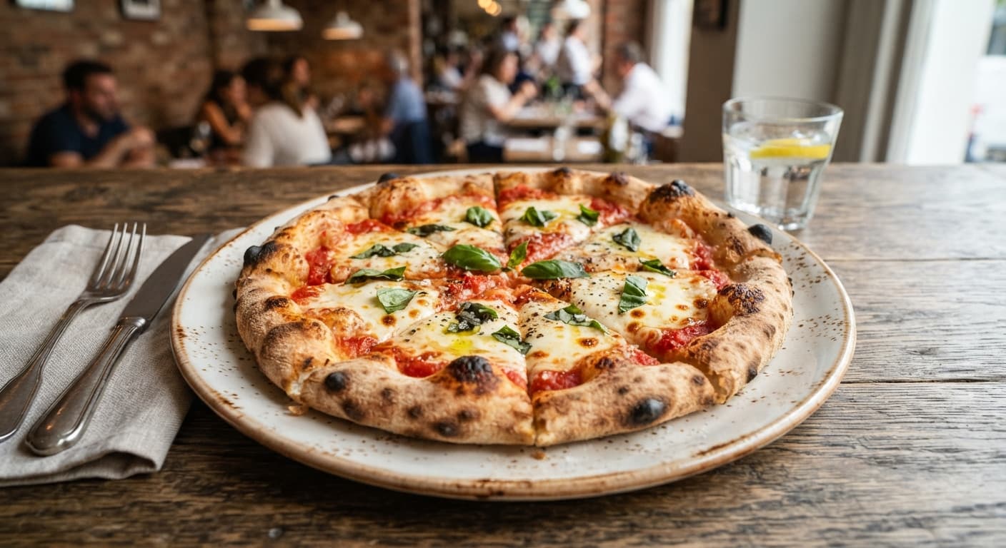 Quick Margherita Pizza with Vegan Cheese