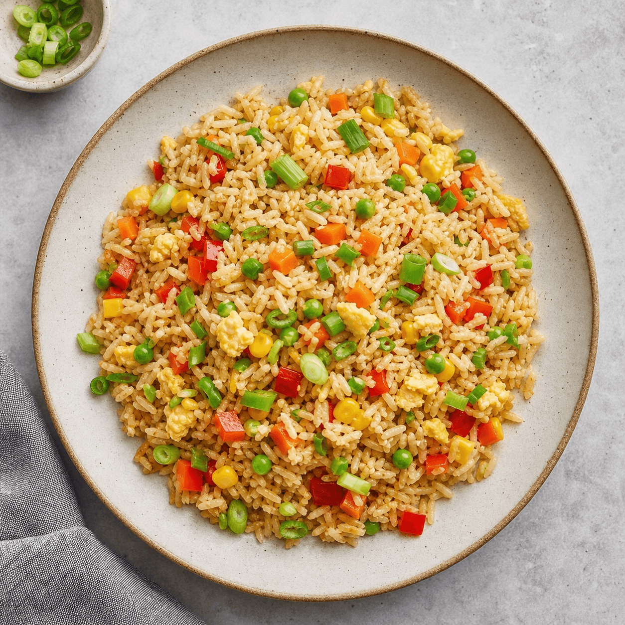 Quick Veggie Fried Rice