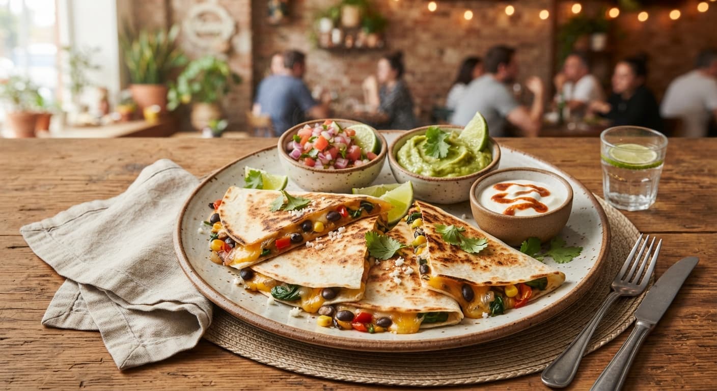 Quick Veggie Quesadillas