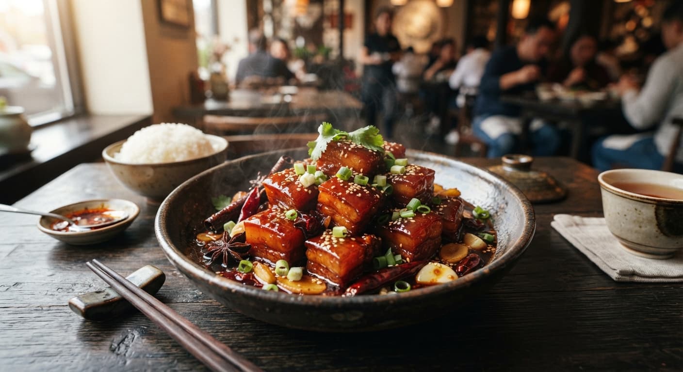 Red-Braised Pork Belly (Hong Shao Rou)