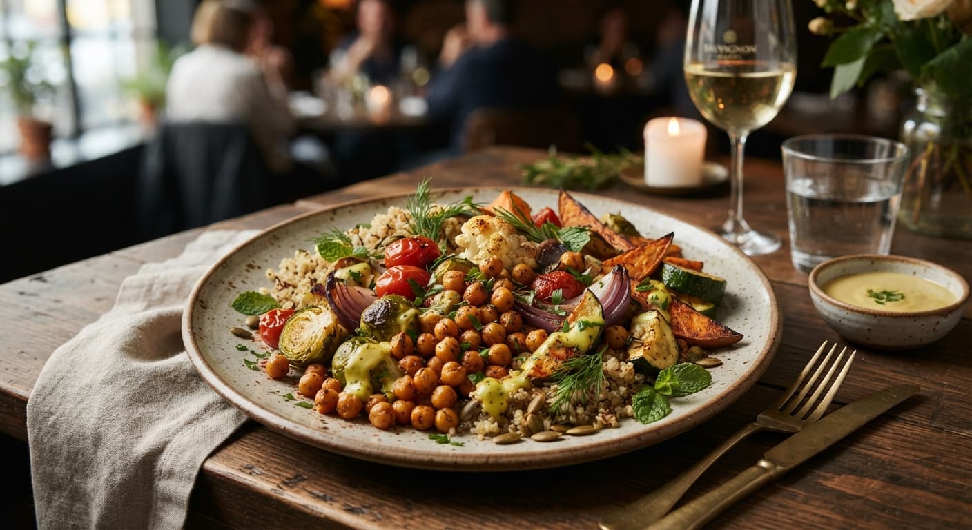 Roasted Vegetable & Chickpea Sheet Pan Dinner