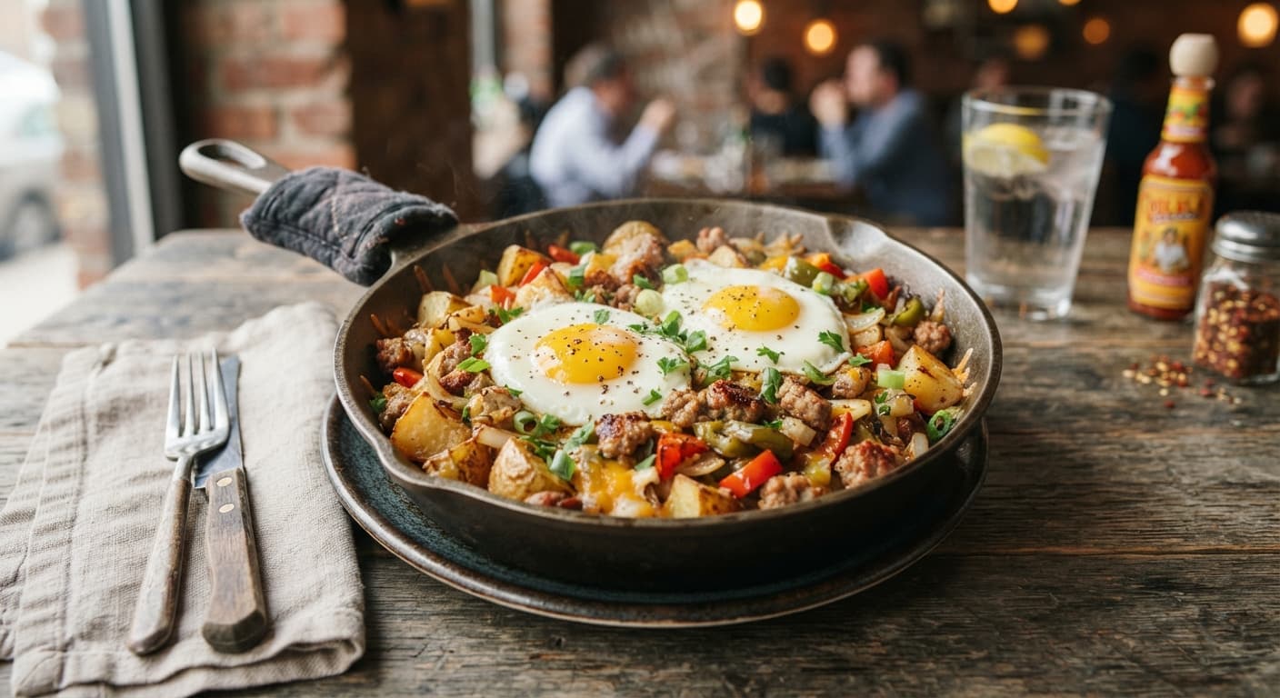 Savory Potato and Sausage Breakfast Skillet