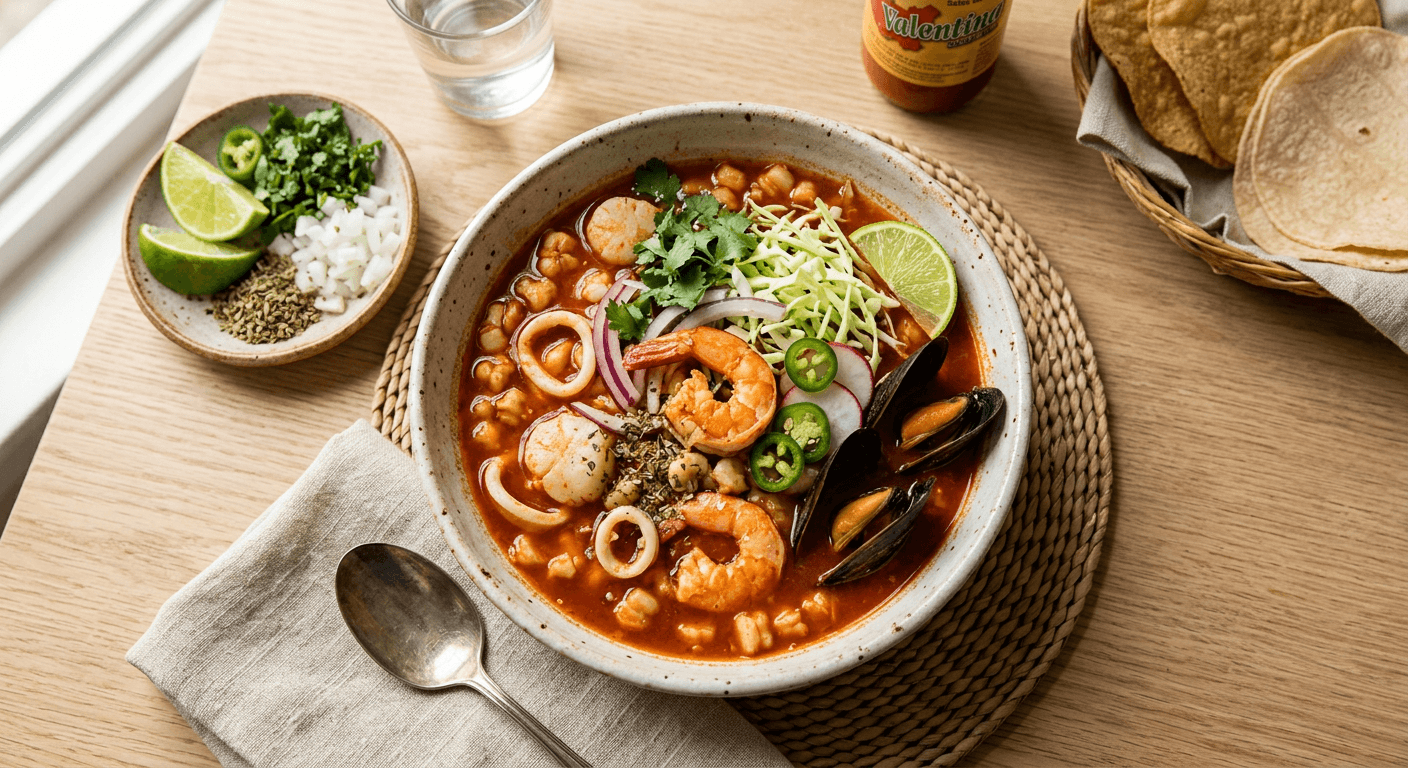 Seafood Pozole (Pozole de Mariscos)