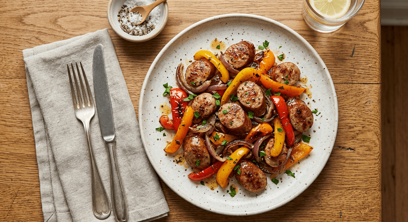 Sheet Pan Sausage Peppers And Onions 1771028084001 J0f3