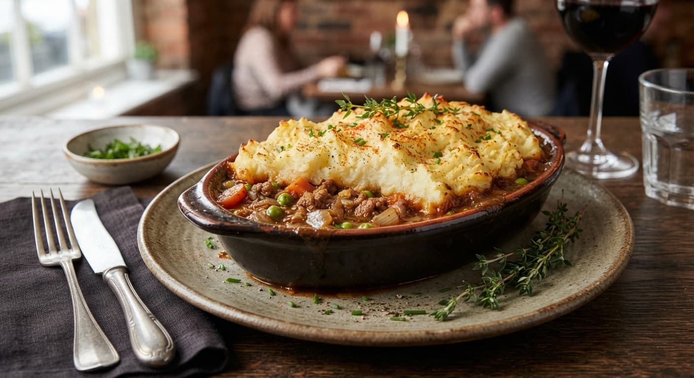 Shepherd's Pie with Cauliflower Mash