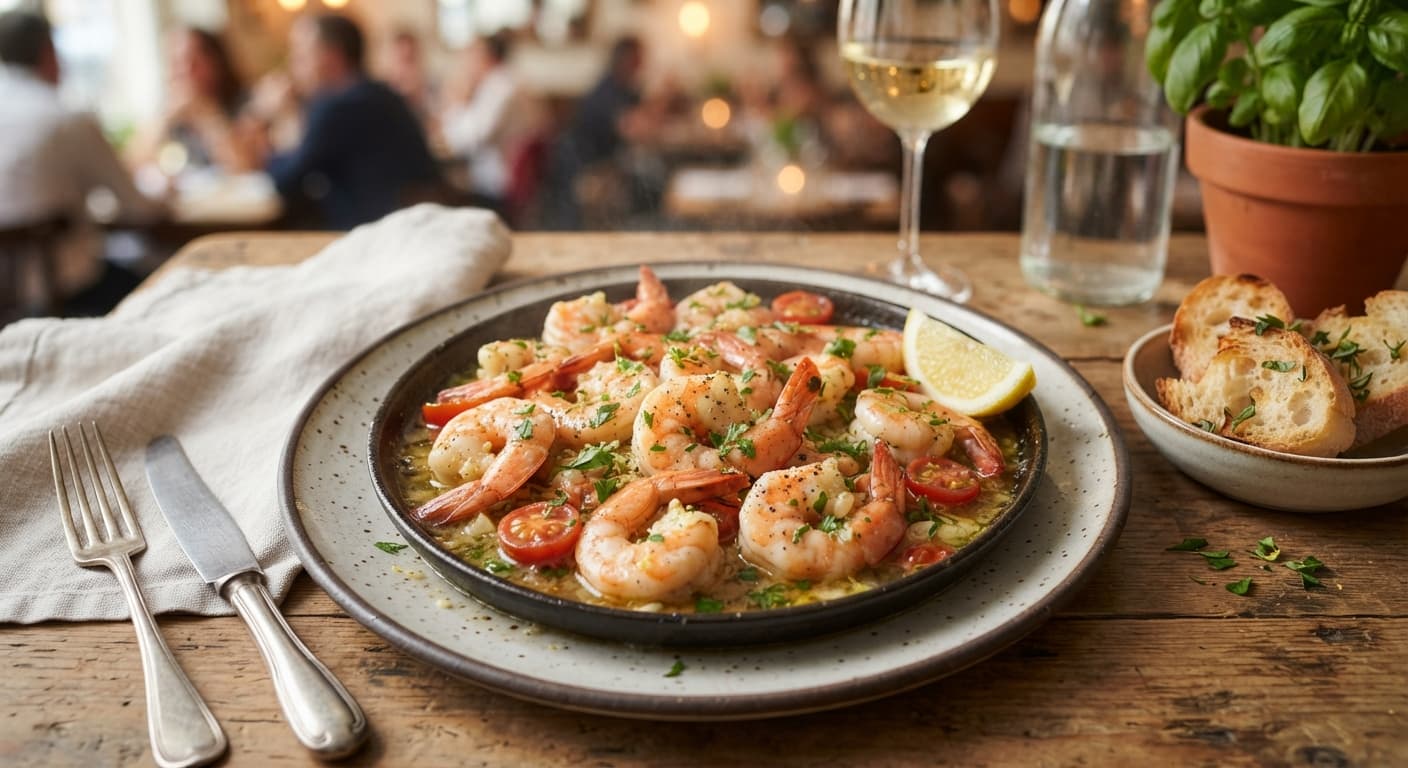 Simple Garlic‑Butter Shrimp à la Marseillaise