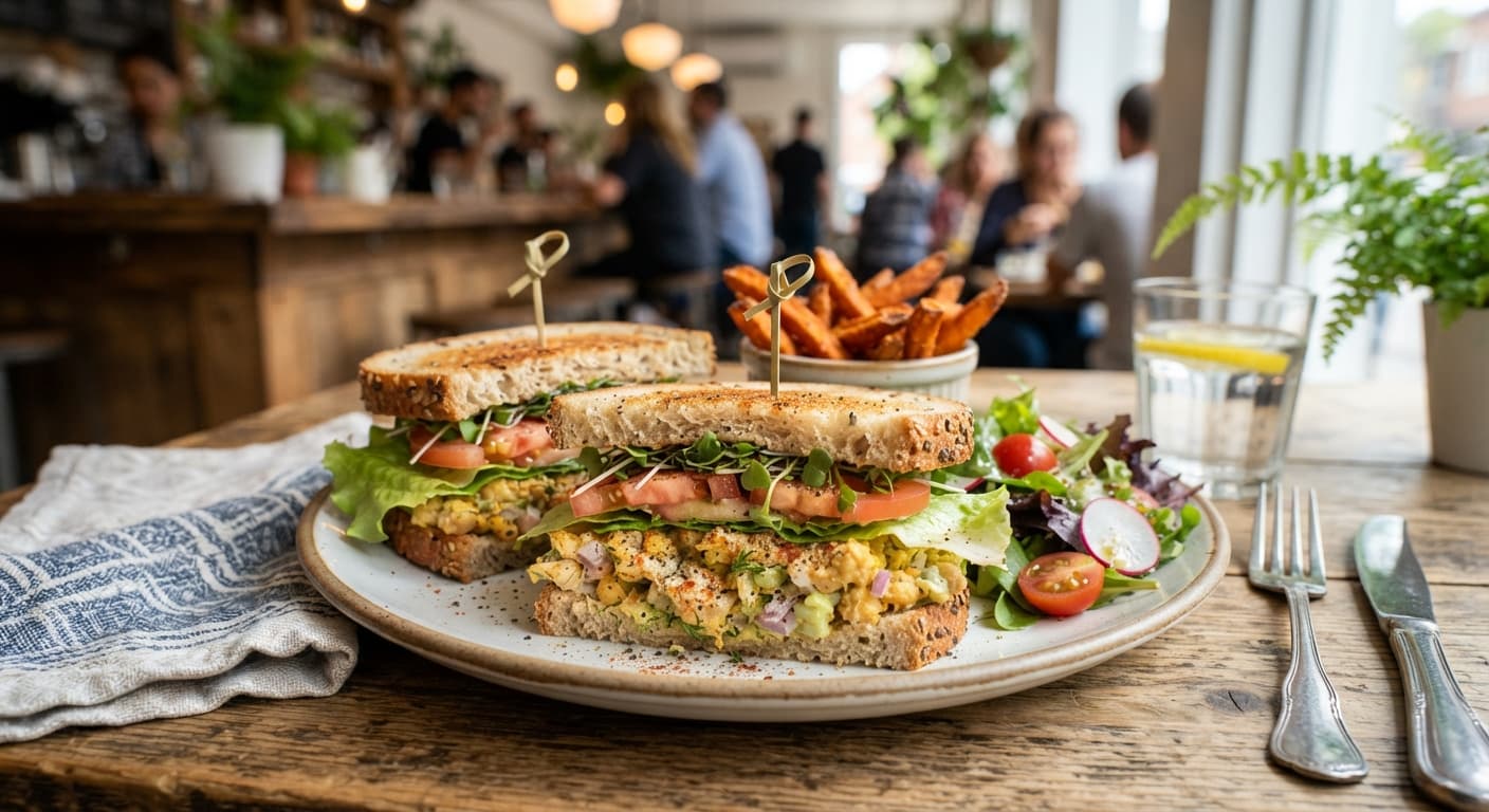 Smashed Chickpea Salad Sandwiches