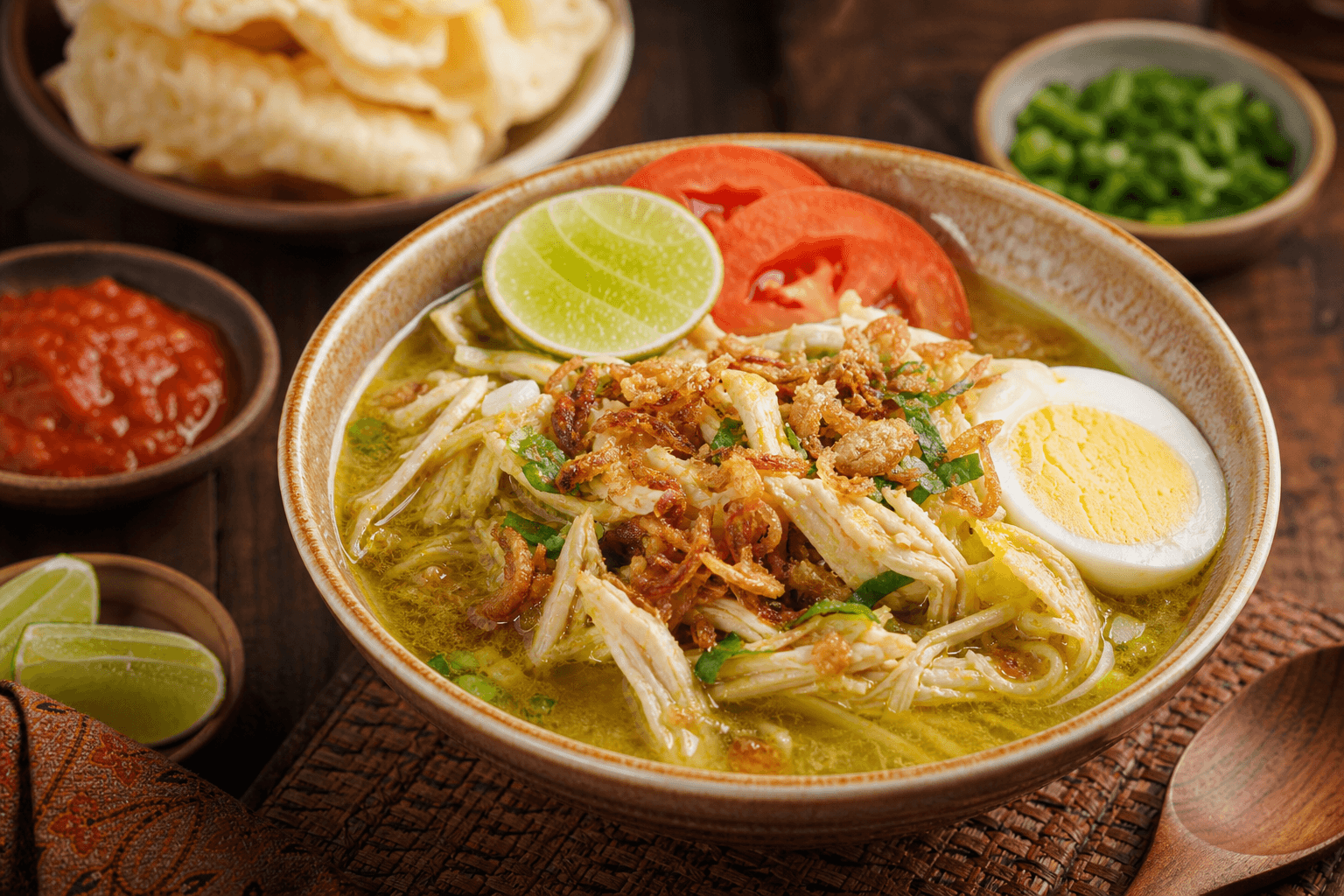 Soto Ayam Javanese-Style Chicken Soup