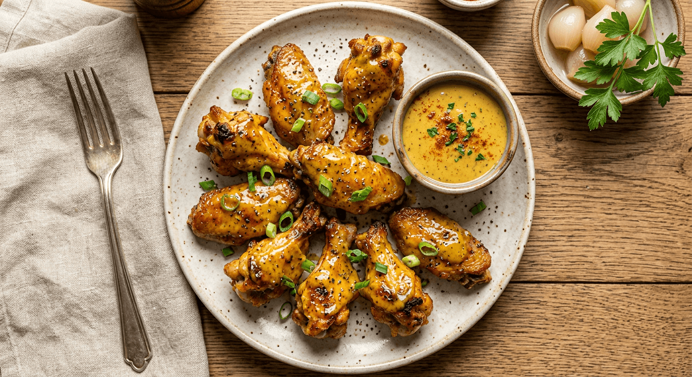 South Carolina Mustard BBQ Wings