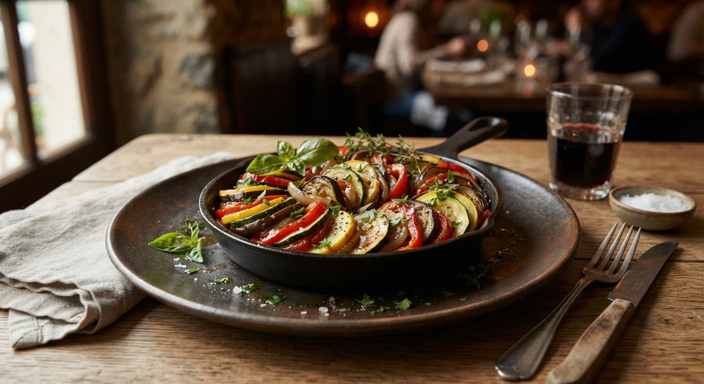 Soy‑Sauce Basted Ratatouille