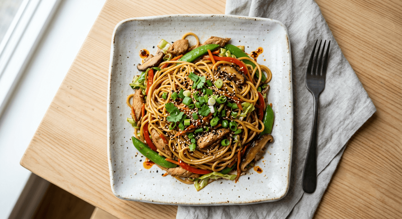 Spaghetti Lo Mein Hack
