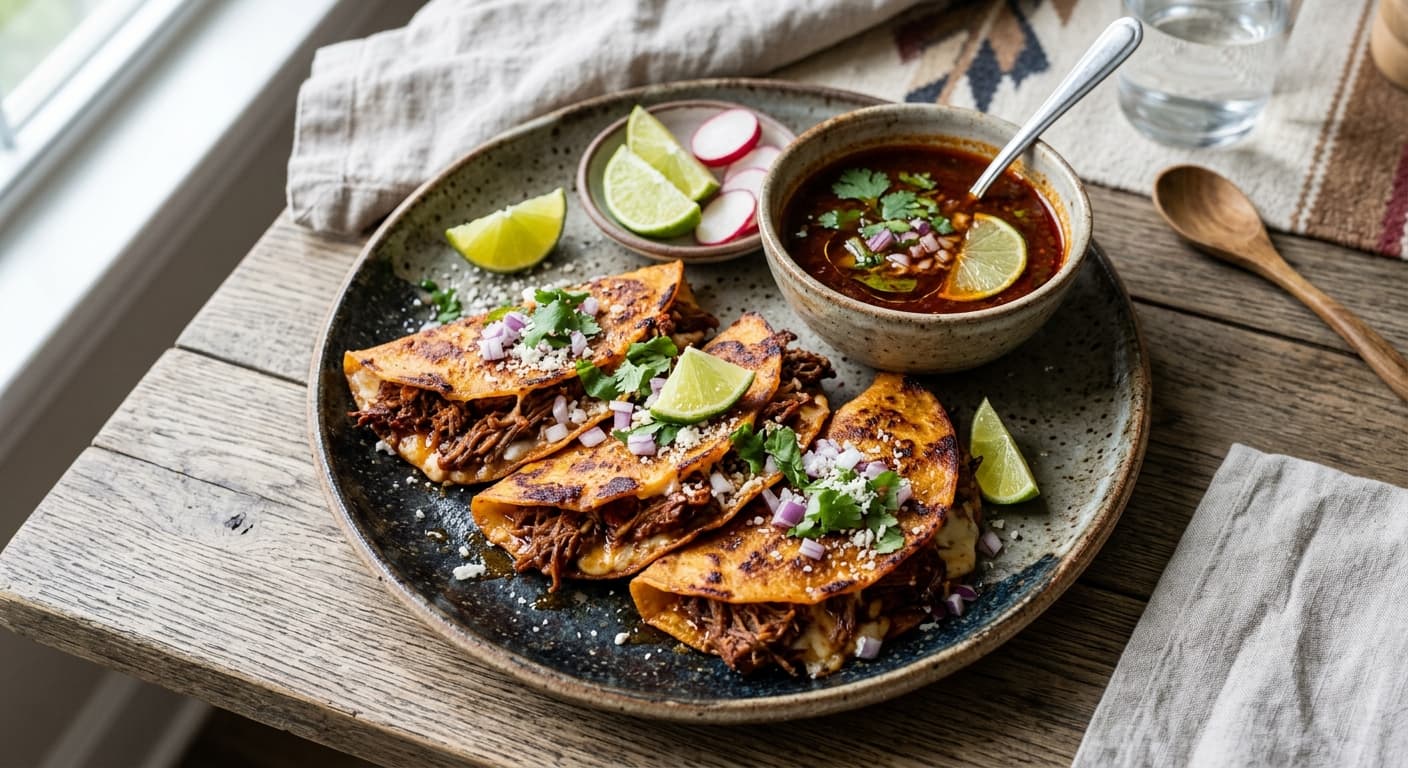 Spanish Chorizo Infused Quesabirria