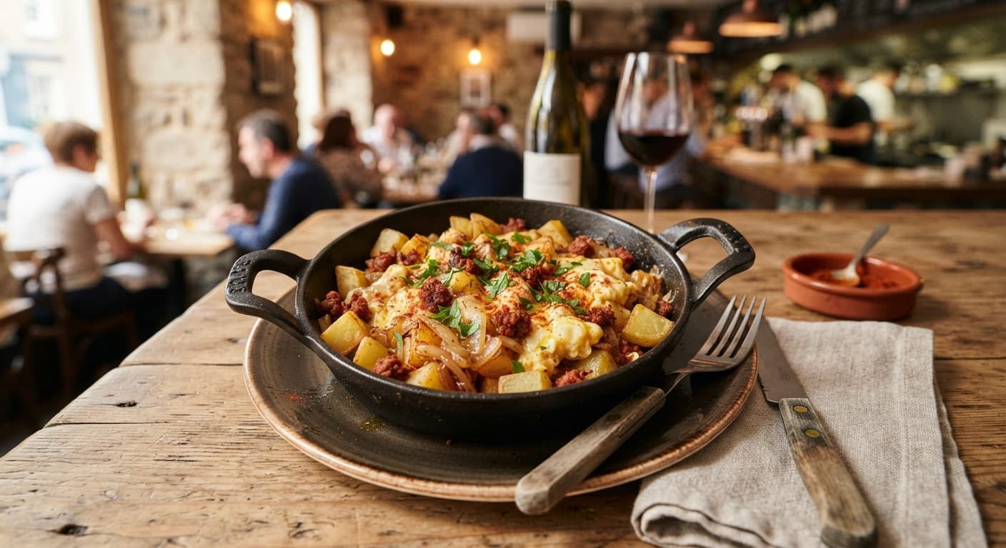Spanish Potato and Onion Egg Skillet