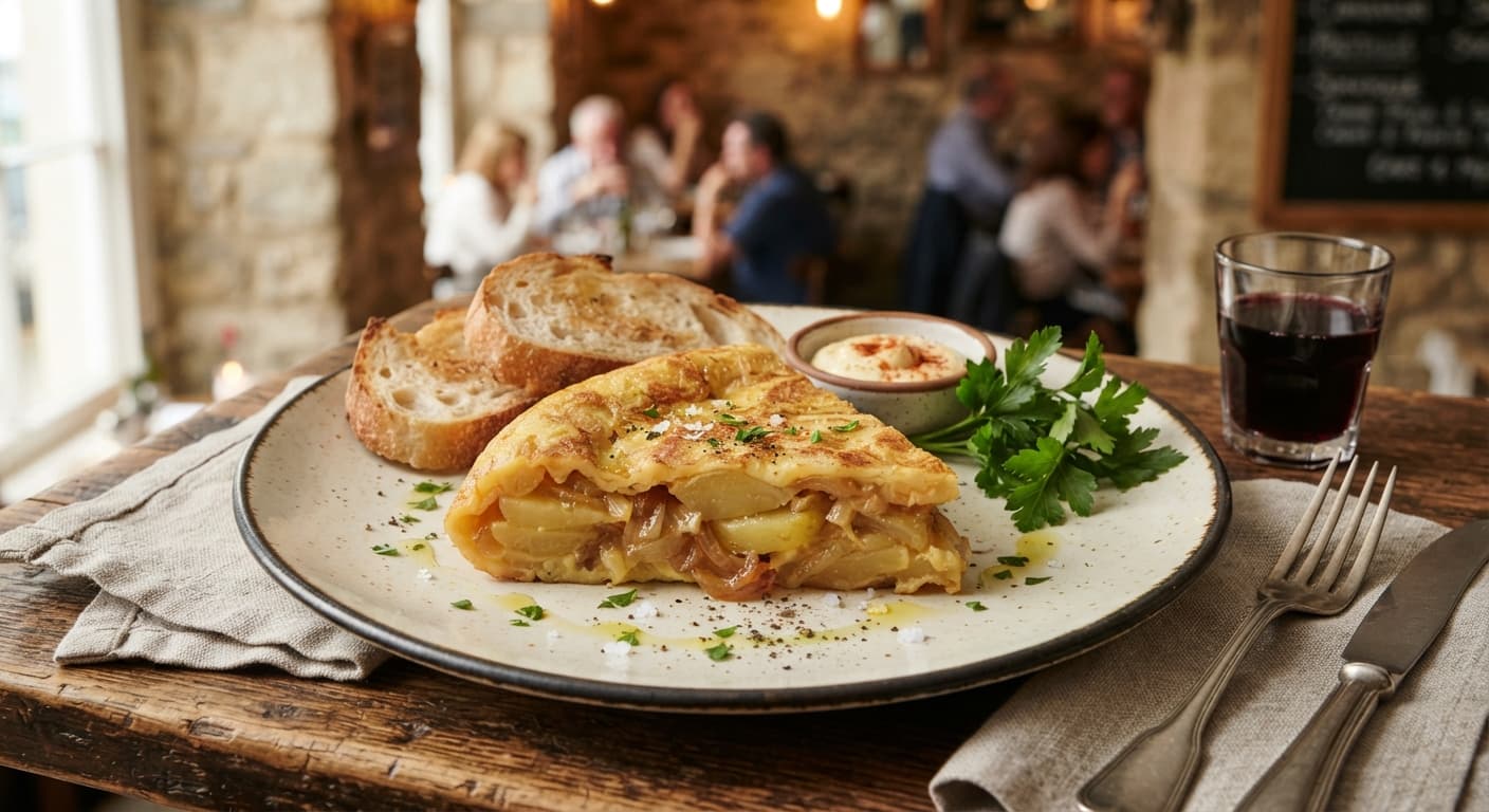 Spanish-Style Egg and Potato Tortilla