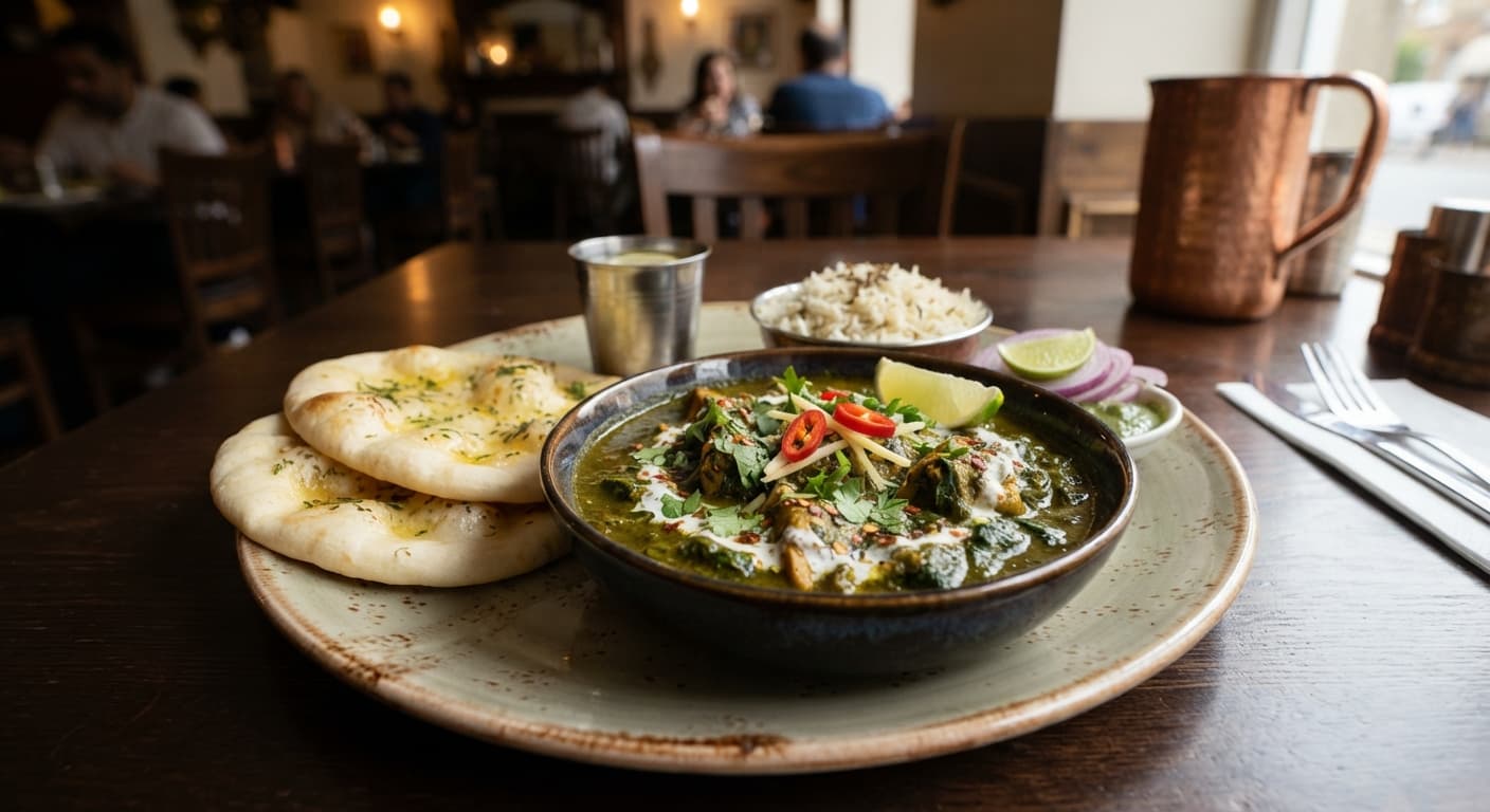 Spicy Indian Chicken and Spinach Curry