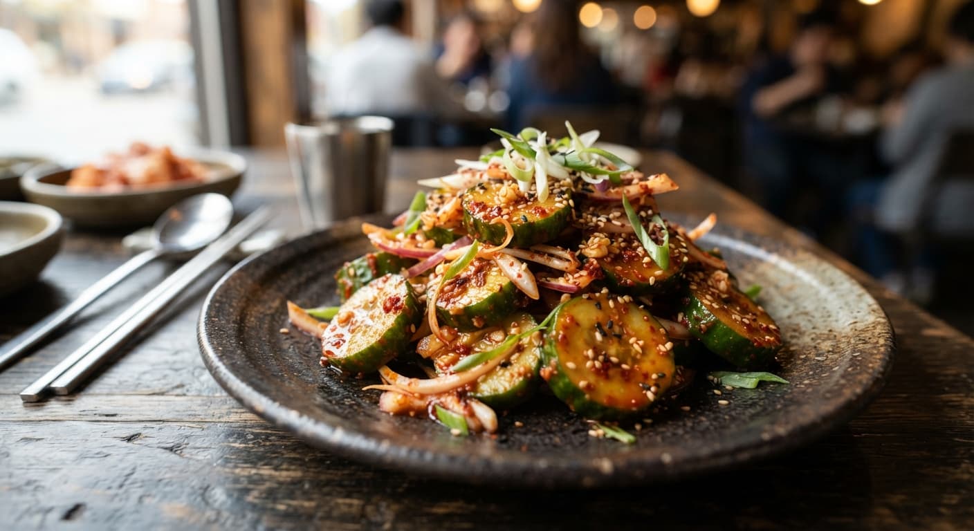 Spicy Korean Cucumber Salad (Oi Muchim)