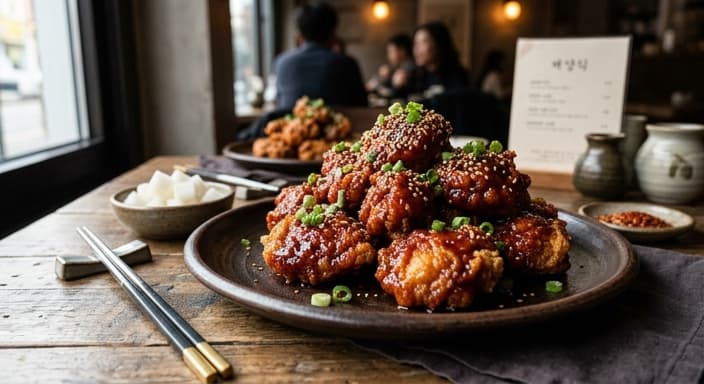 Spicy Sesame Chicken Gangjeong (Gochugaru Boost)