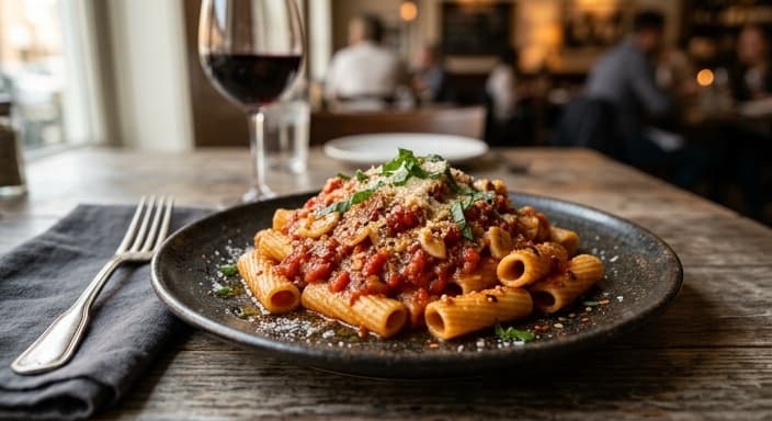 Spicy Tomato Garlic Pasta