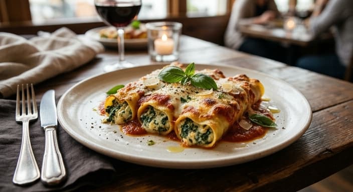 Spinach & Ricotta Cannelloni (No-Fuss)