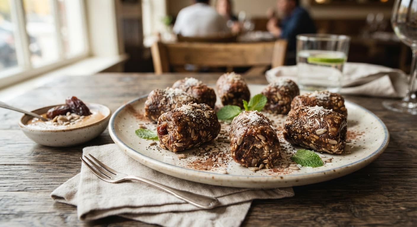 Sunflower Seed Butter Date Energy Bites