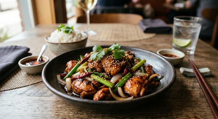 Sweet and Spicy Mongolian Chicken