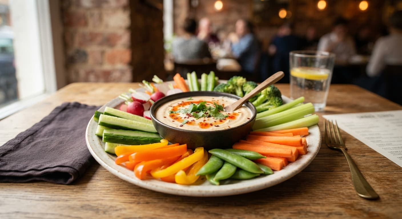 Sweet Chili Yogurt Dip with Fresh Veggie Sticks