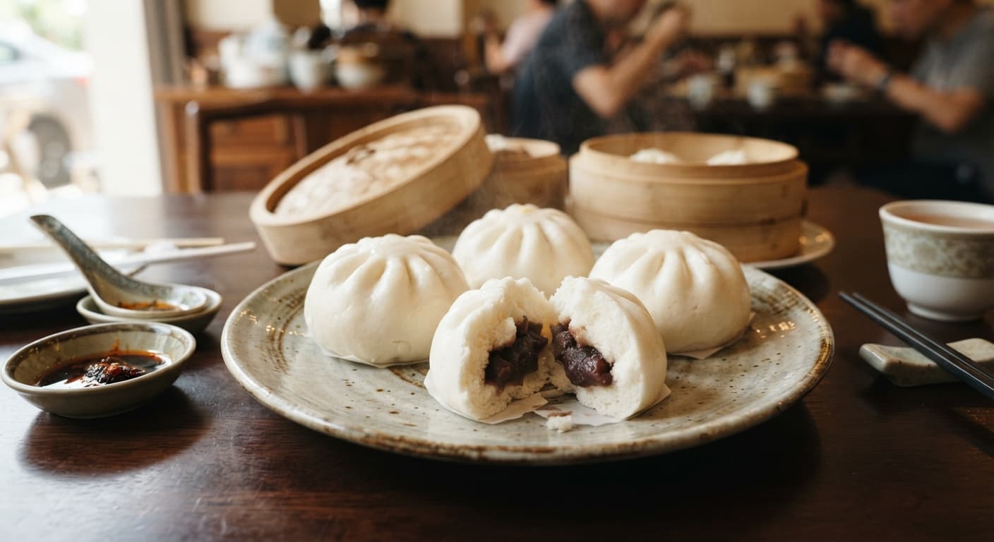 Sweet Red Bean Paste Pau