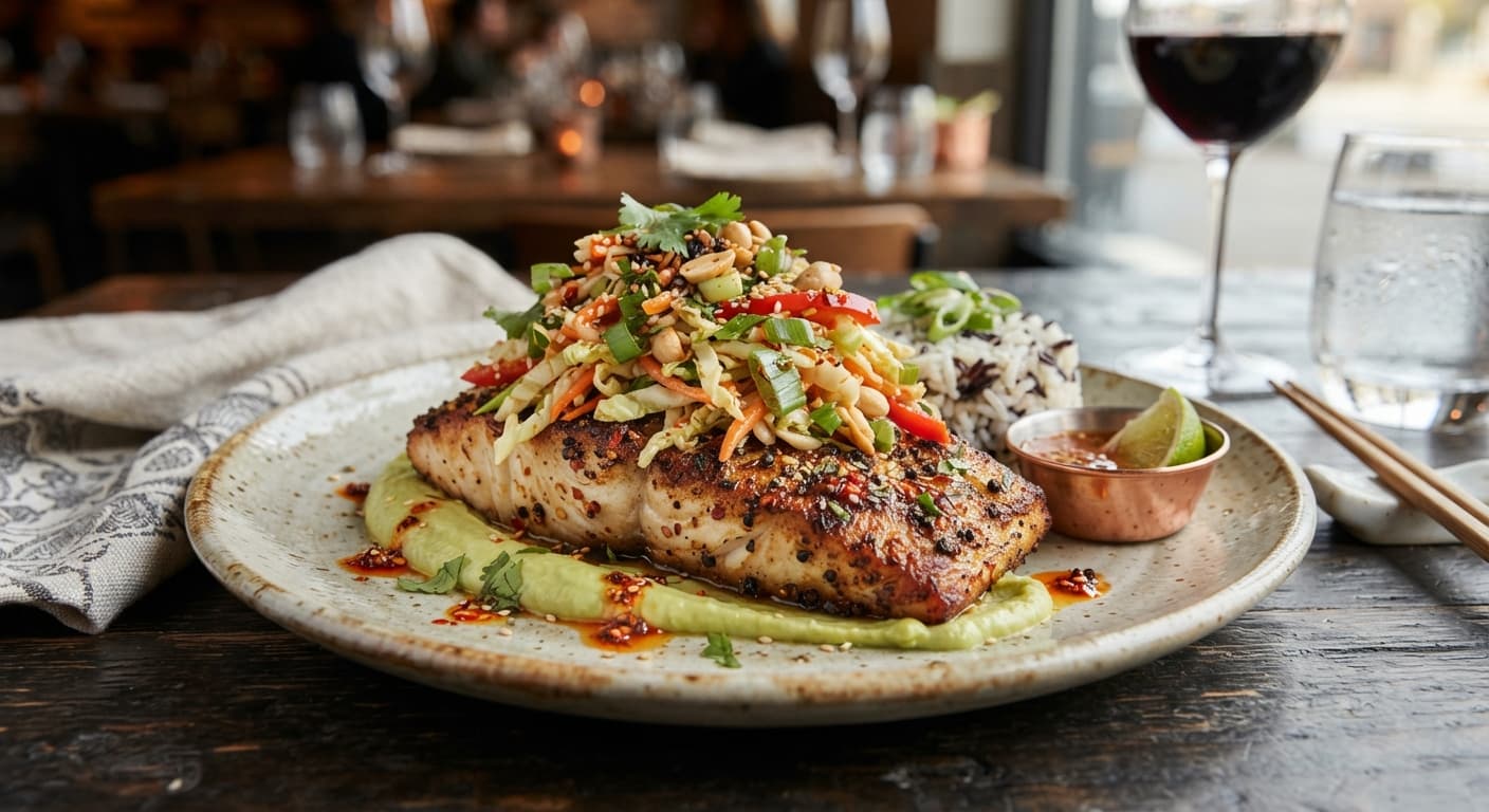 Szechuan Pepper‑Infused Mahi‑Mahi Crunch