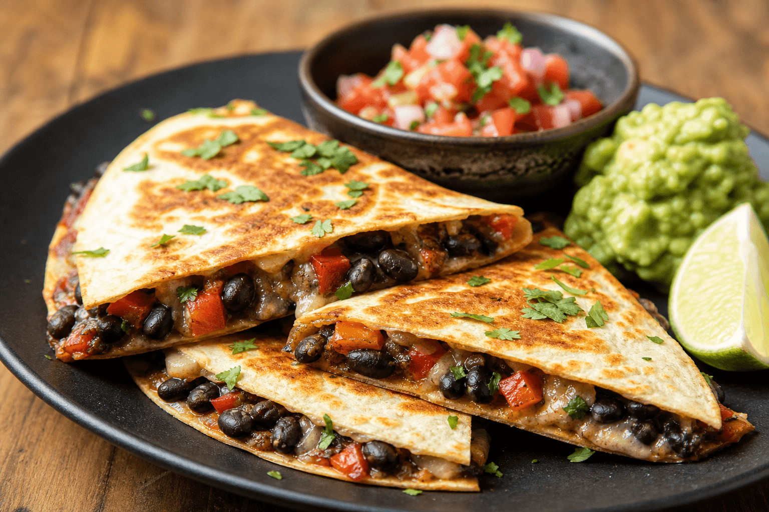 Taco-Style Black Bean Quesadillas