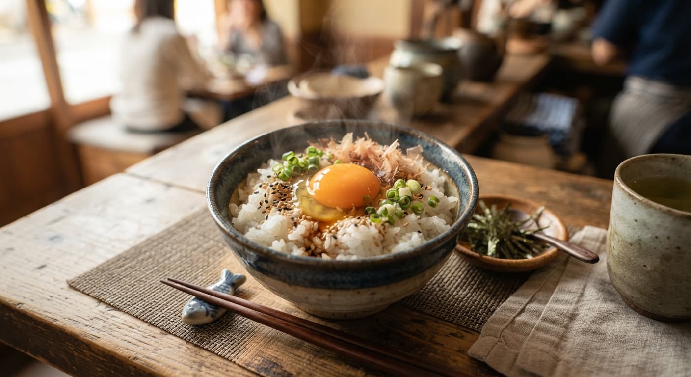 Tamago Kake Gohan Breakfast Bowl
