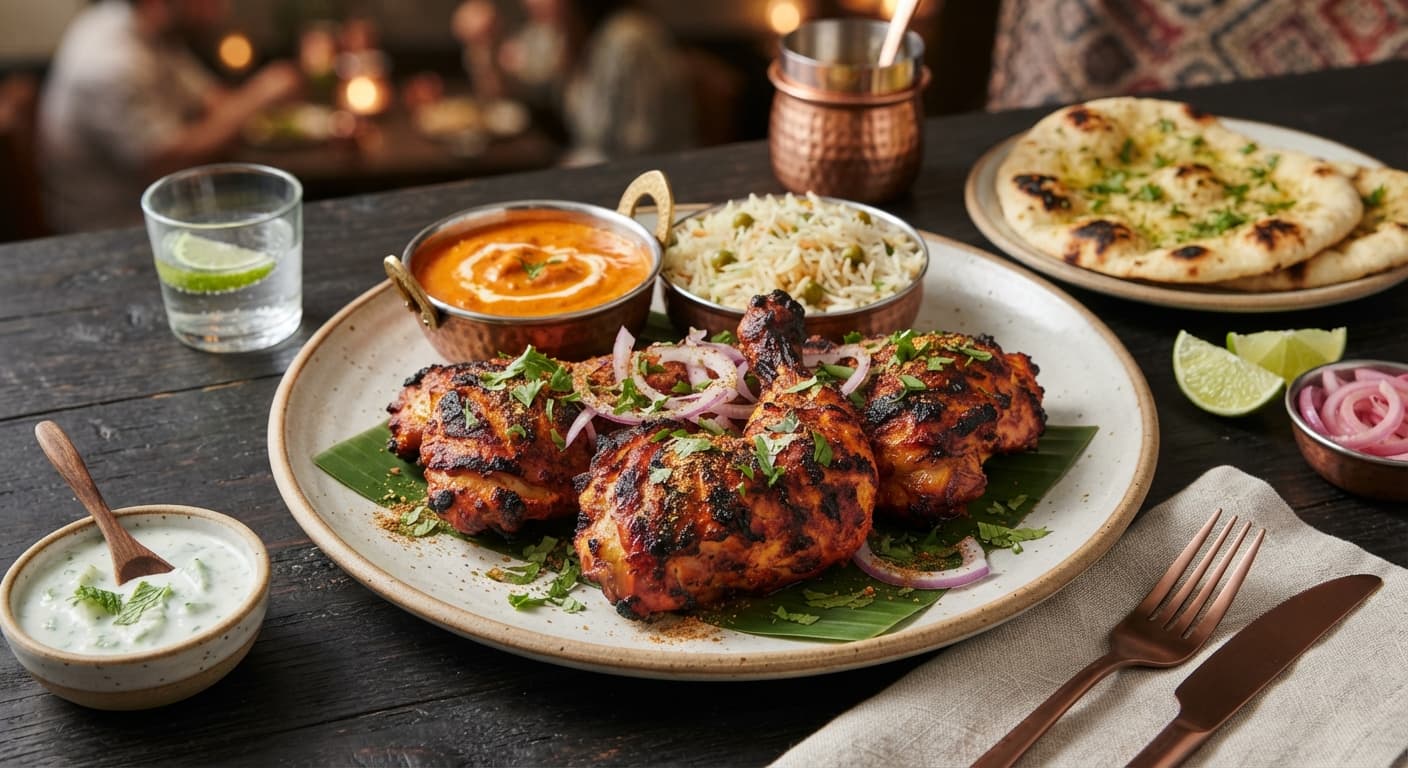 Tandoori-Style Baked Chicken Thighs