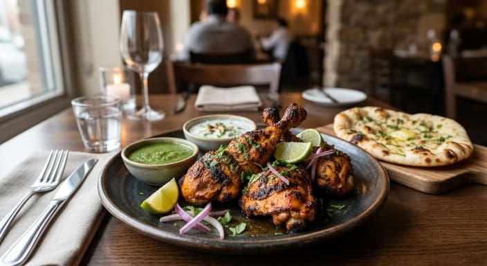 Tandoori-Style Sheet Pan Chicken with Yogurt Marinade