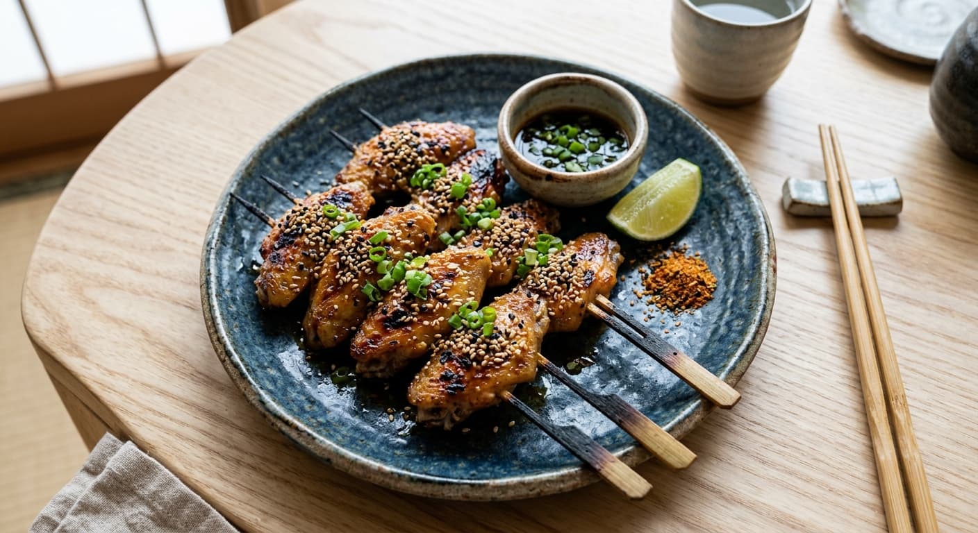Tebasaki (Chicken Wing Yakitori)