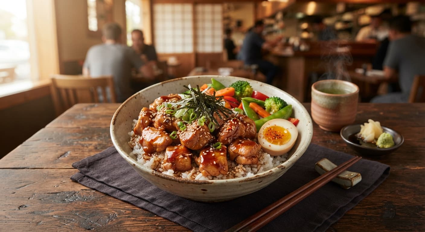 Teriyaki-Style Turkey Rice Bowl